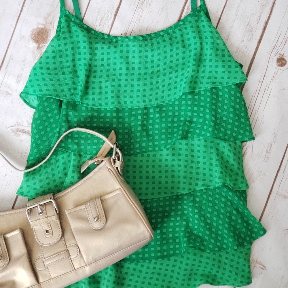 New York & Company Ruffle Tank
